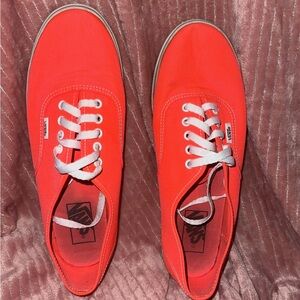 Vans neon pink Canvas Sneakers
